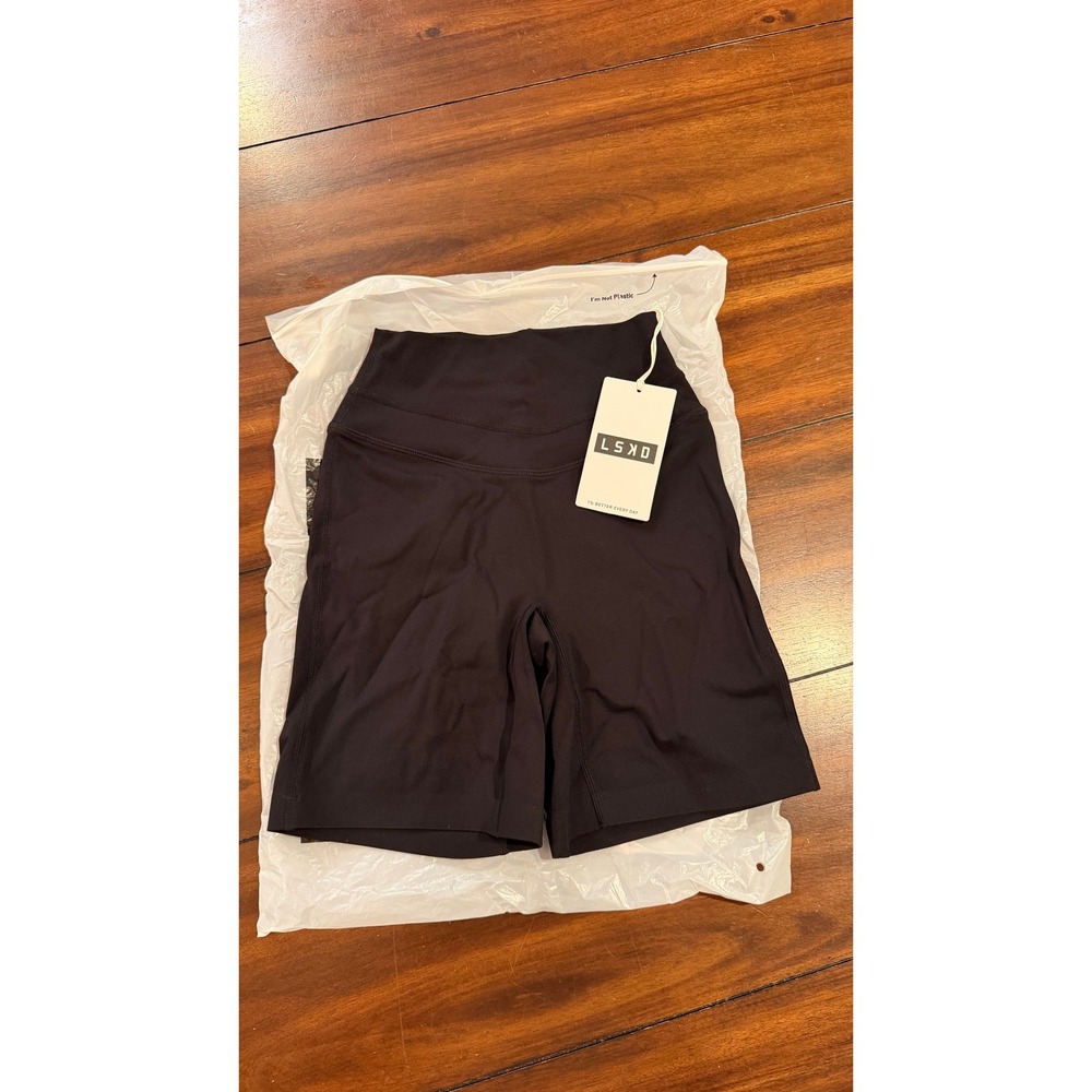 LSKD Enhance Mid Short Tights Black XS Ultra High Rise 6 Inch Short NEW NWT - Picture 3 of 16